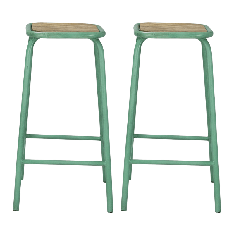 2 Pack Taburetes de bar vintage Manhatan - Vintahome