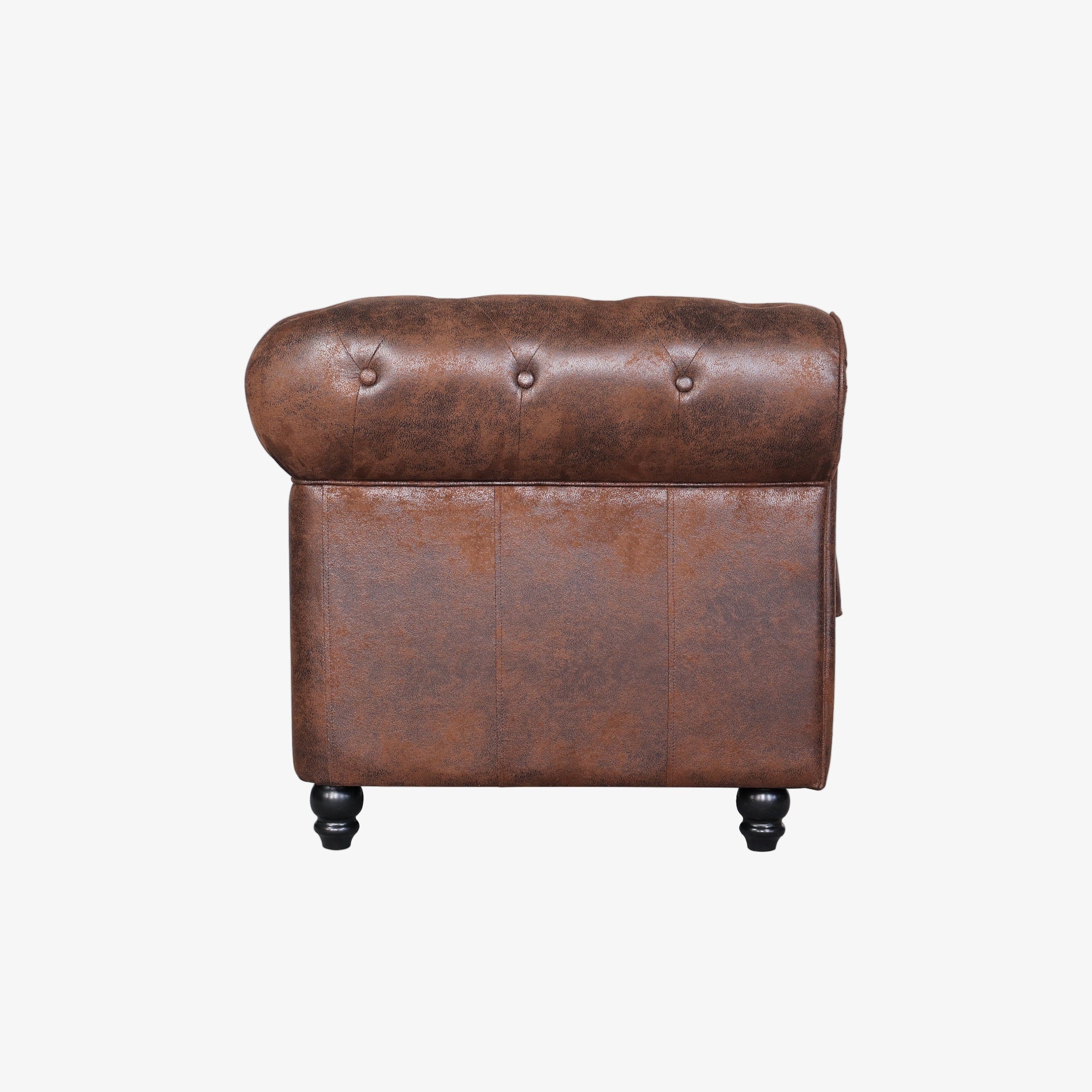 Canapé Chesterfield en microsuède 3 places D