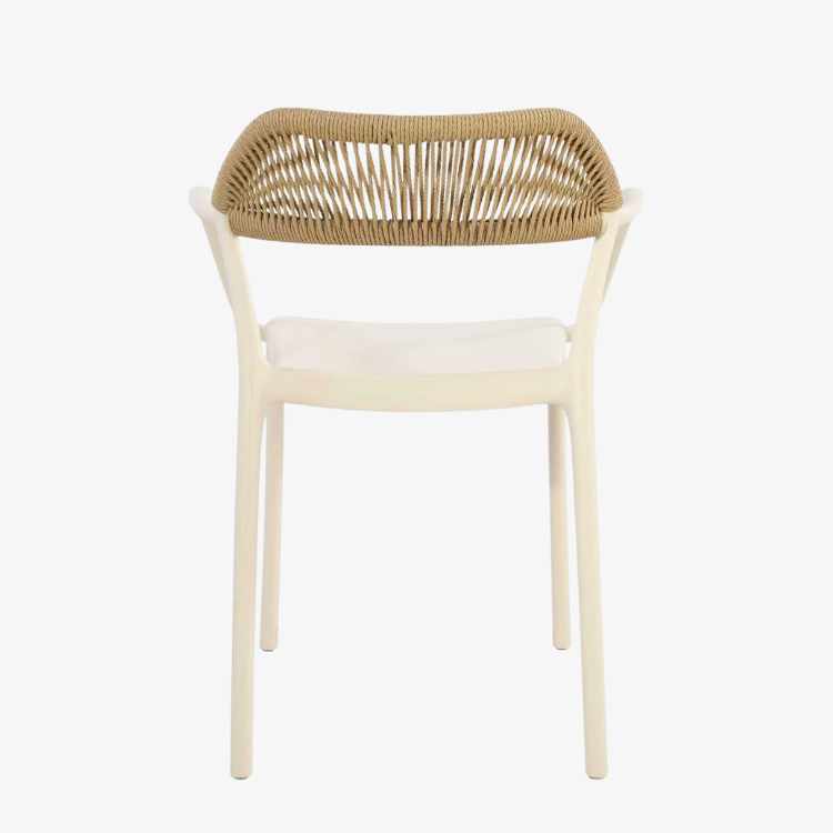 Silla de jardín respaldo cuerda Eco en polipropileno