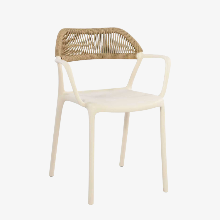 Silla de jardín respaldo cuerda Eco en polipropileno