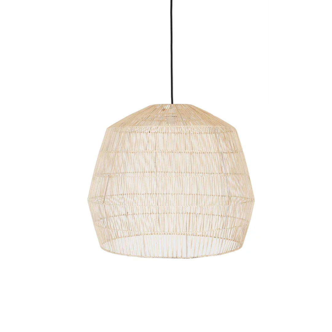Candeeiro de teto de vime natural trançado Piadine