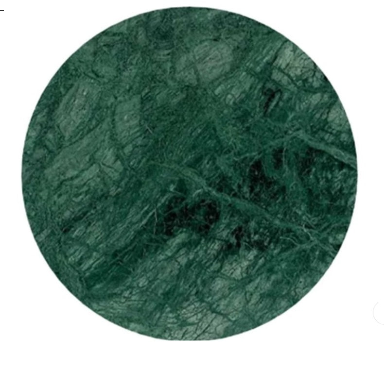 Mesa de comedor Tuli tapa mármol verde 120cm