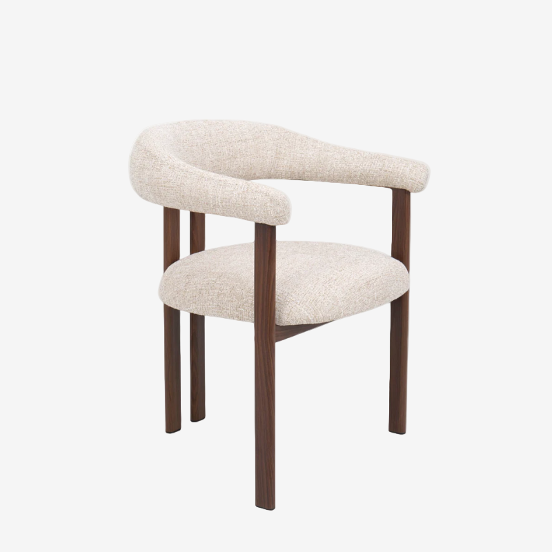 Chaise de salle à manger scandinave avec accoudoirs Hygge