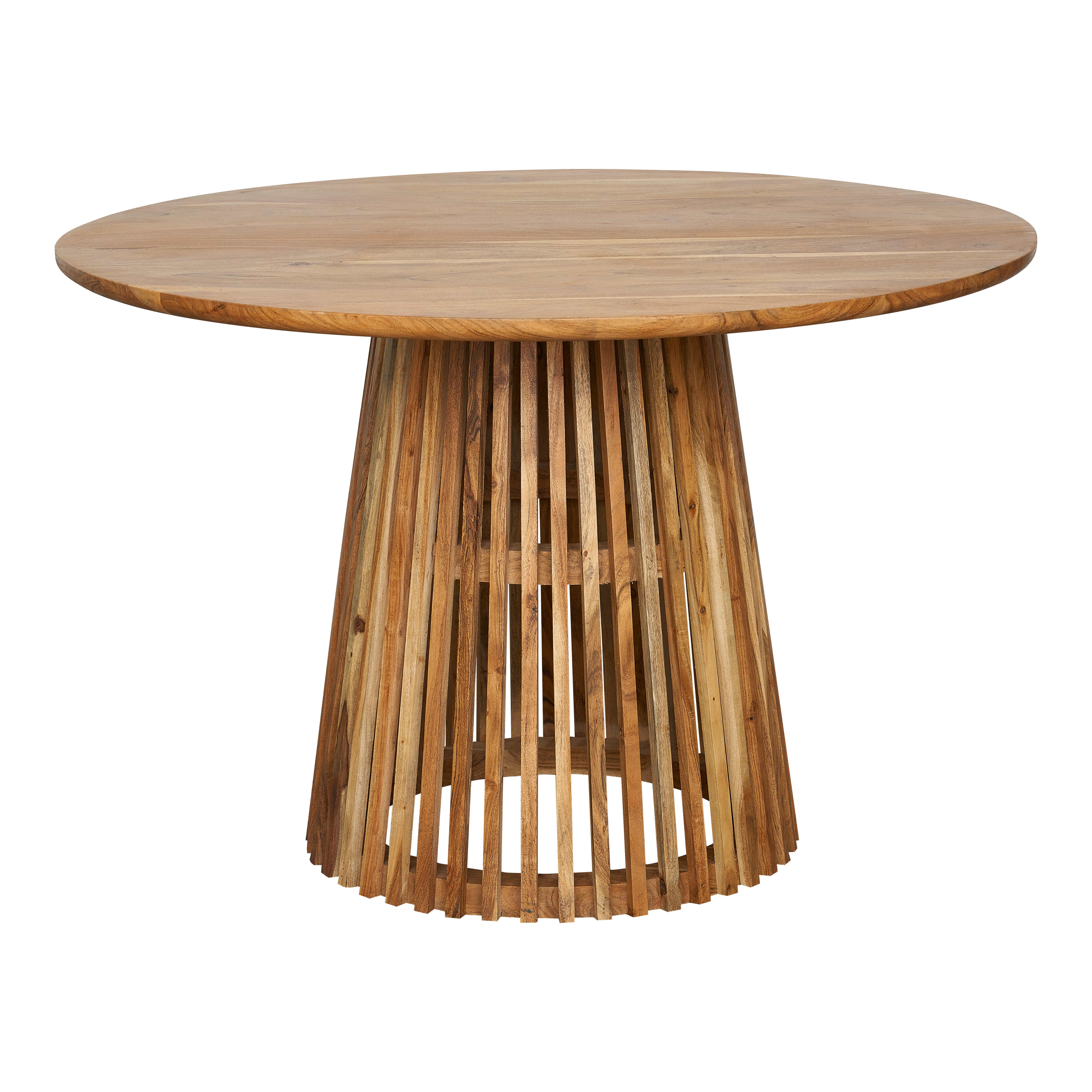 Mesa de comedor redonda madera 120 cm