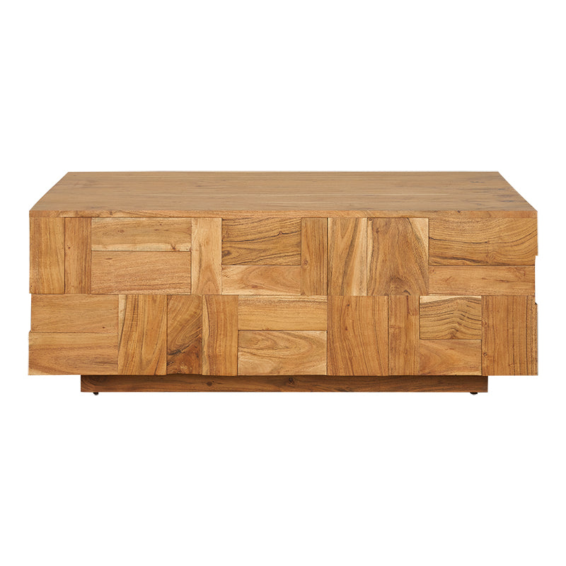 Mesa de centro rectangular de madera Tikk