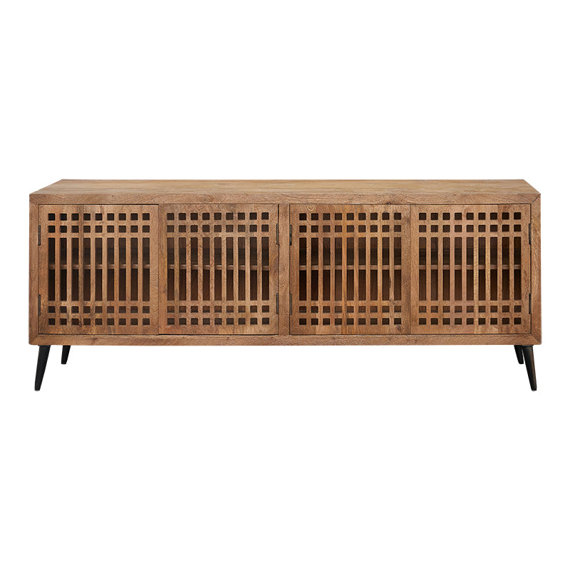 Mueble tv listones de madera Japón