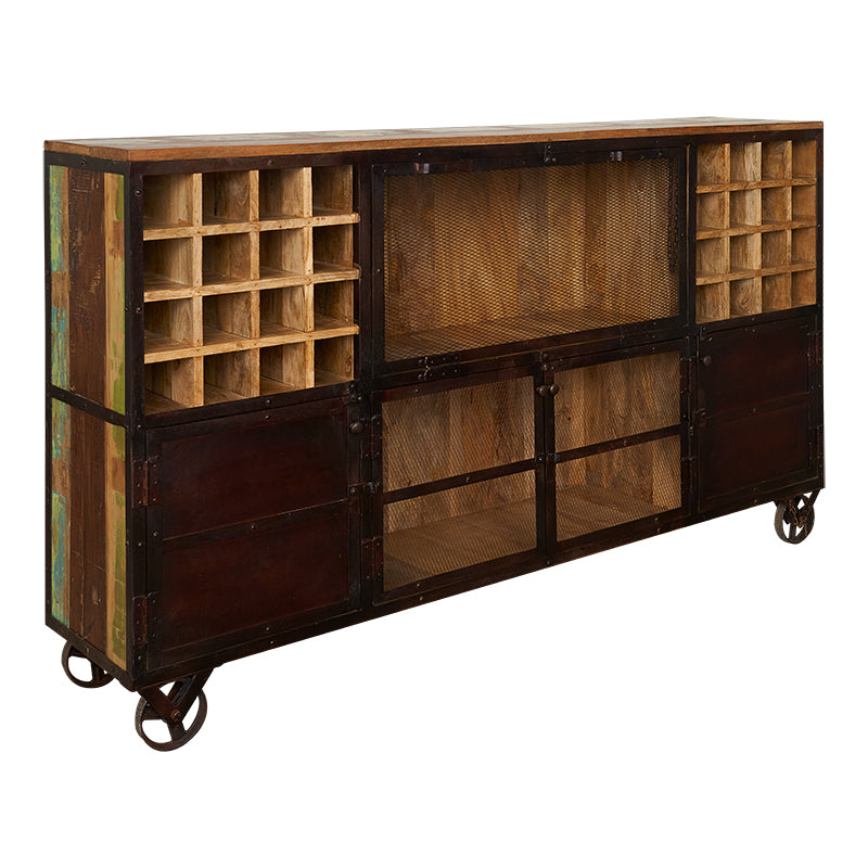 Mueble Botellero vintage industrial Alisa XL