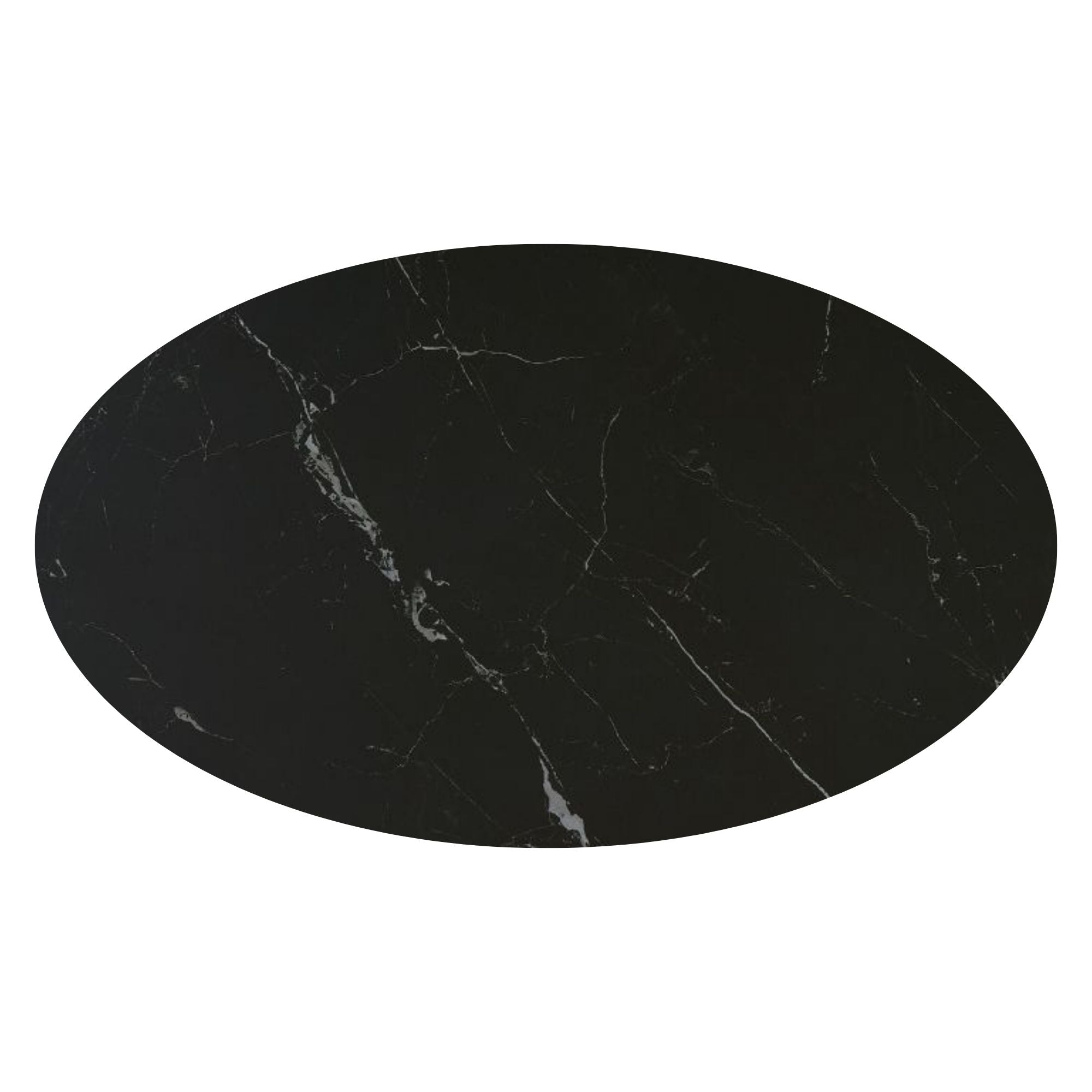 Mesa de comedor oval 160/180 base onix gris grafito piedra sinterizada
