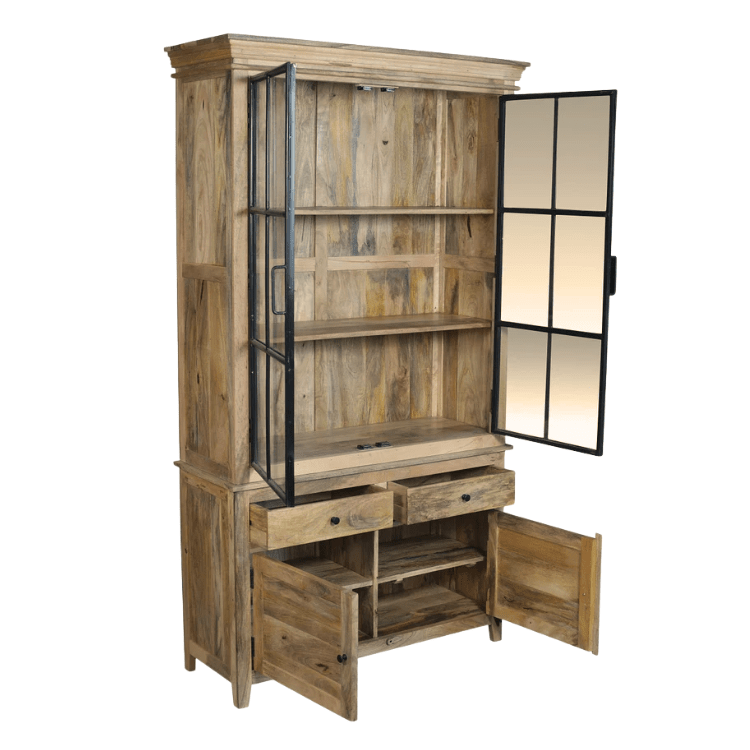 Alacena industrial madera de mango Larry - Vintahome