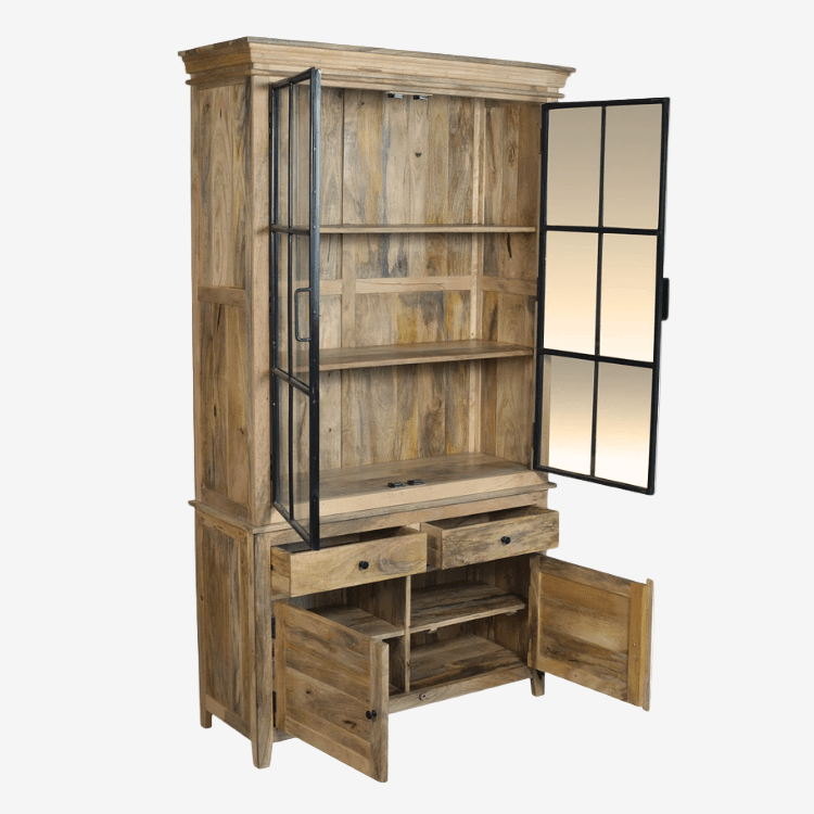 Alacena industrial madera de mango Larry - Vintahome