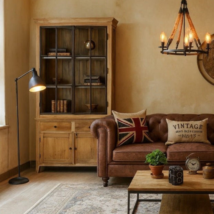 Alacena industrial madera de mango Larry - Vintahome