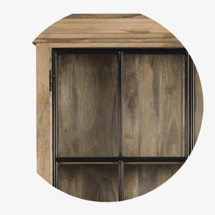 Alacena industrial madera de mango Larry - Vintahome