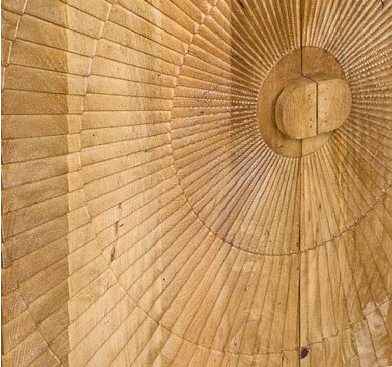 Sol Mangoholz-Sideboard mit 2 Türen