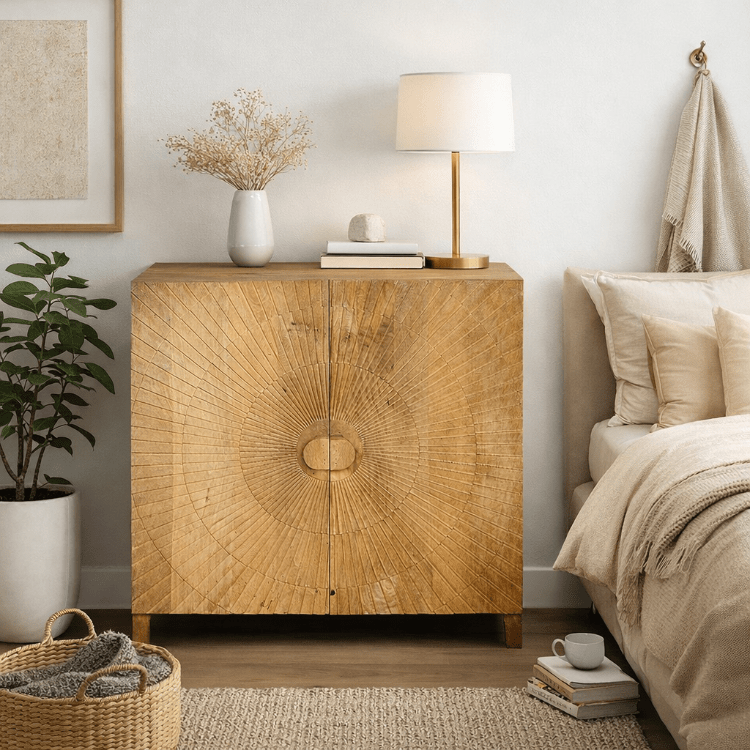 Aparador 2 puertas madera mango Sol - Vintahome