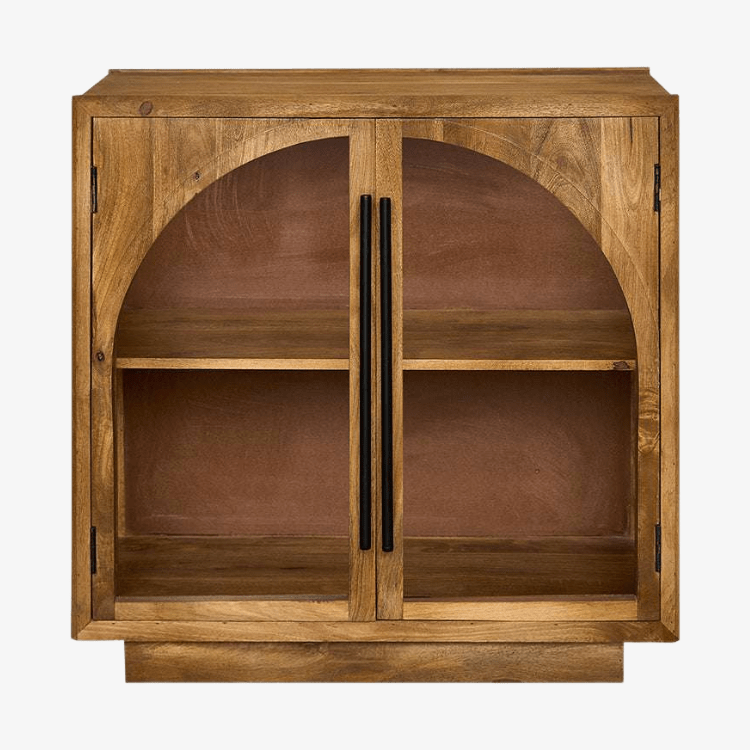 Aparador 2 puertas vitrina madera de mango Grovy - Vintahome