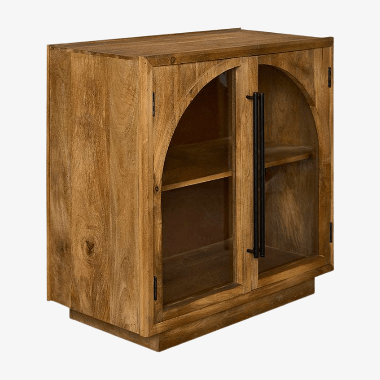 Buffet 2 portes vitrine Grovy en manguier - Vintahome