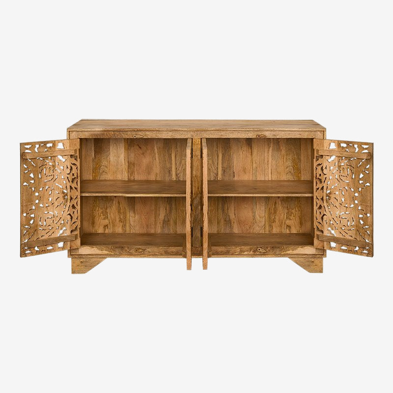 Aparador 4 puertas madera de mango Riach - Vintahome