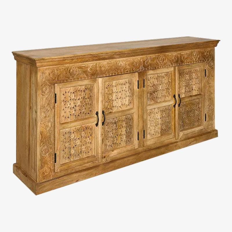 Aparador Buffet tallado madera de Mango Monet