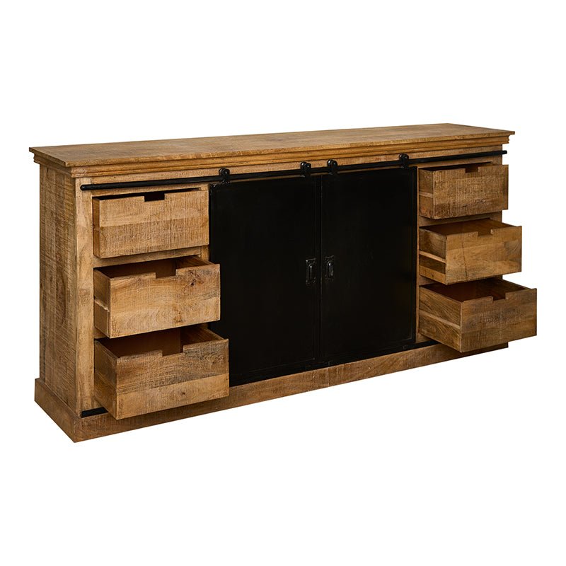 Aparador industrial madera y metal Melibea - Vintahome