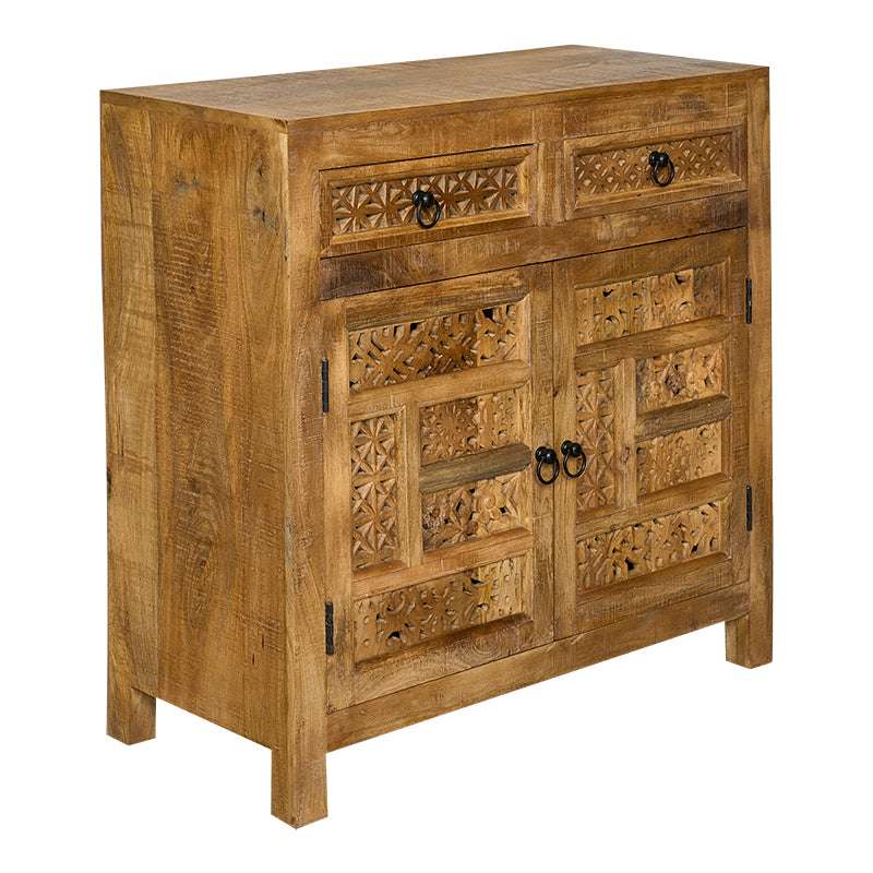 Aparador puertas y dos cajones ancho 90 cm Polonia