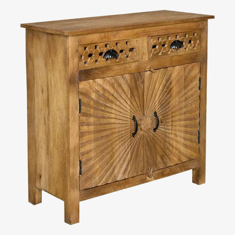 Santer rustikales Sideboard aus Mangoholz