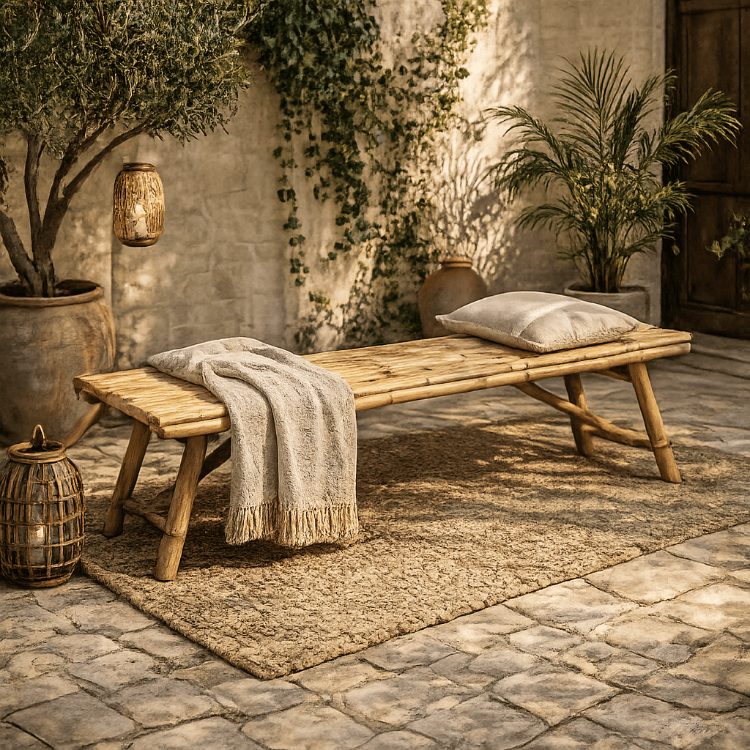 Banco de bambu Calo - Vintahome