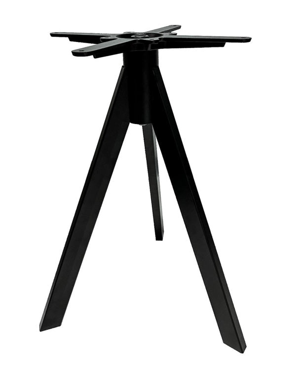 Zwarte stalen tafel 3 voet Avia