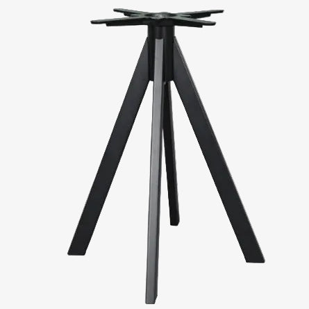 Base de mesa em aço preto 4 pés Avia