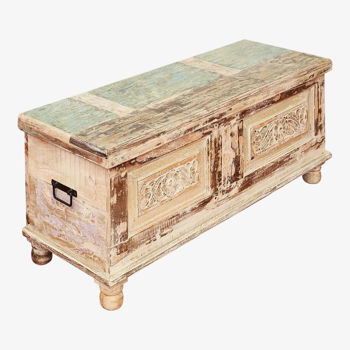 Malle en bois vintage Raël