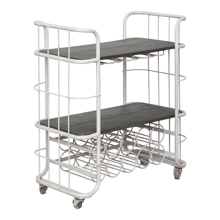 Vintage luxu witte fles c)