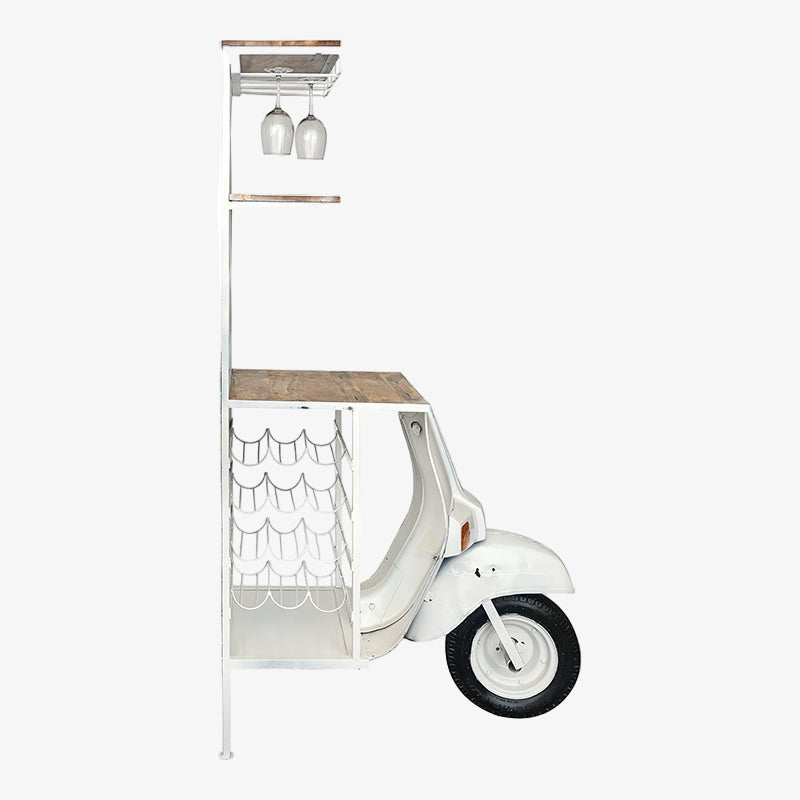 Estantería botellero Scooter blanca