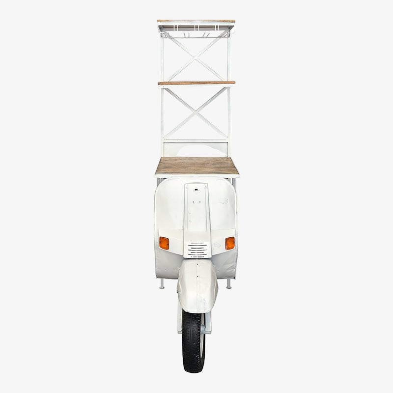 Estantería botellero  Scooter blanca