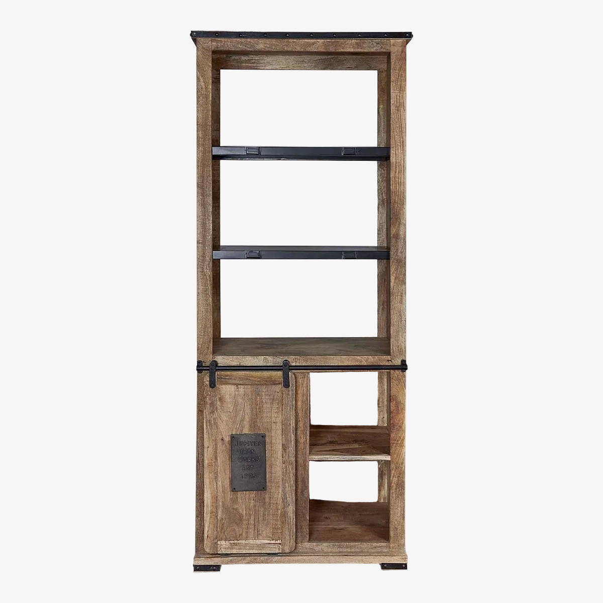 Industriële plank hout mango deur en 3 calamifornia laden