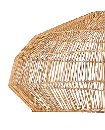 Clark geflochtene natürliche Rattanlampe