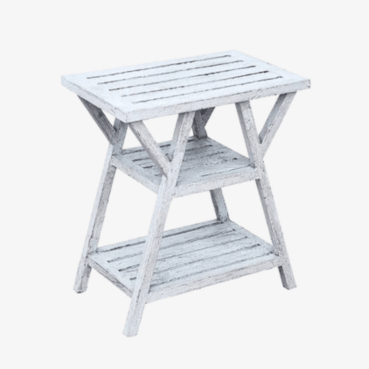 Mesa auxiliar vintage de madera Noah - Vintahome