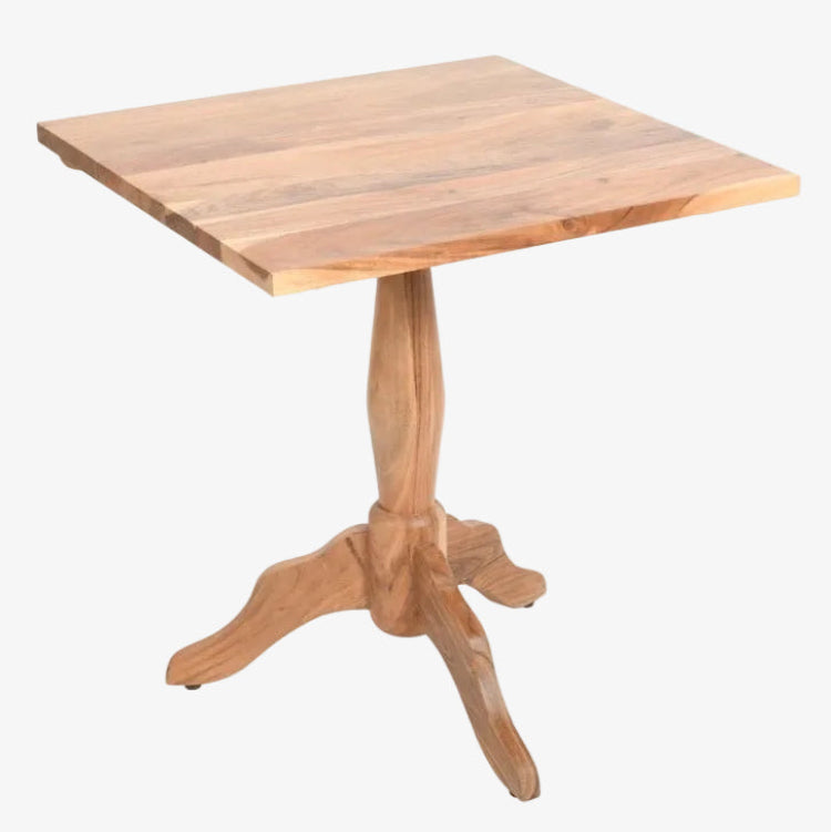 Table de bar en bois d'acacia Talo 70x70