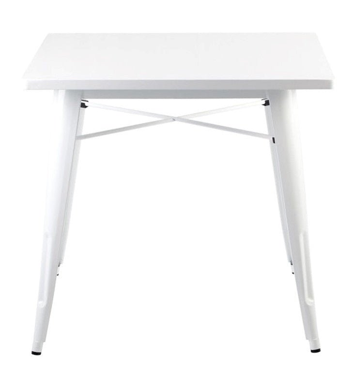 Mesa de jantar Tolux Aço branco 70x70 cm