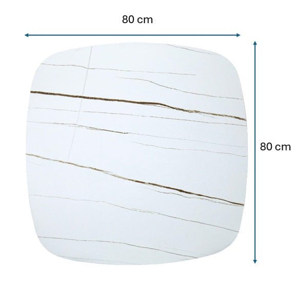 70-80 cm Aranda Sincoriseerde stenen balktafel en sinterende steen