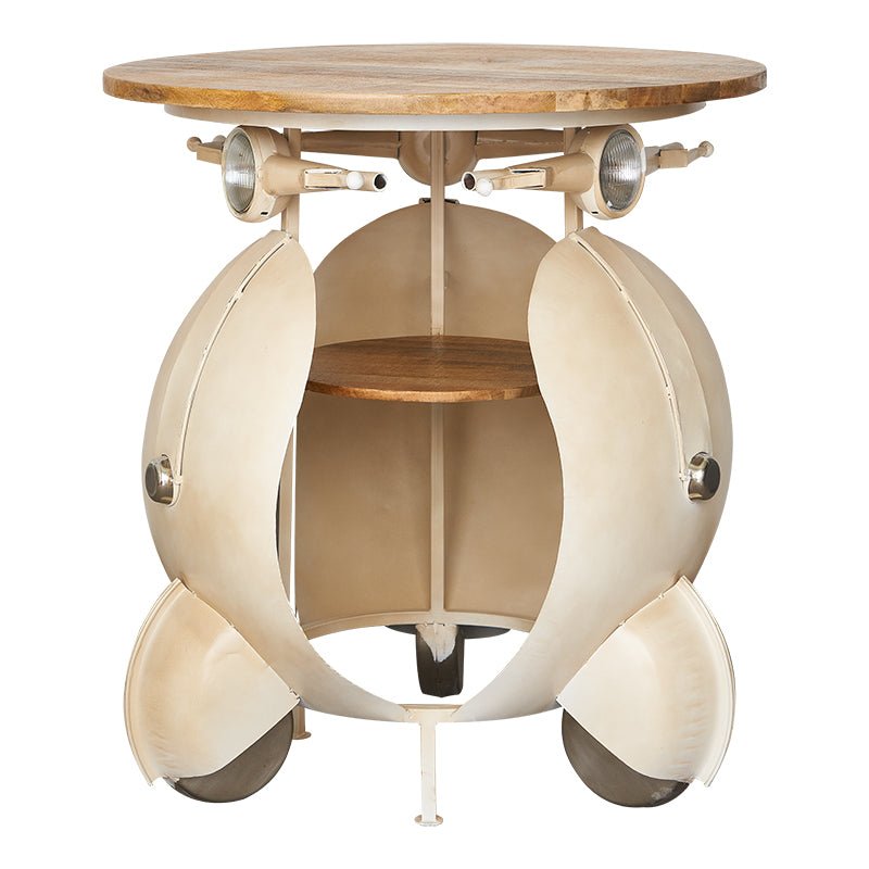 Table mange-debout vintage Scooter 90Ø