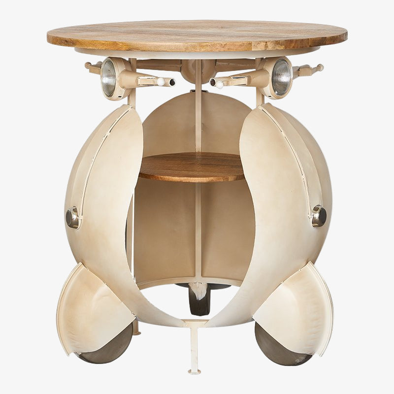 Hoher Oldtimer -Roller -Tabelle 90ø