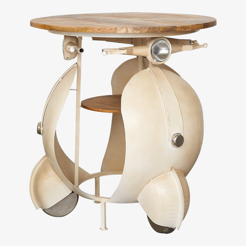 Mesa de bar alta vintage Scooter 90Ø