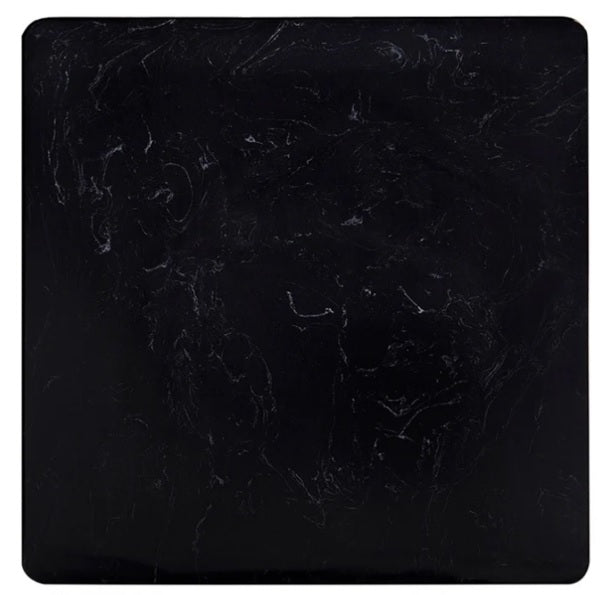 Mesa de bar Base hostelería 3 y tablero mármol cuadrado 60x60 cm - Vintahome