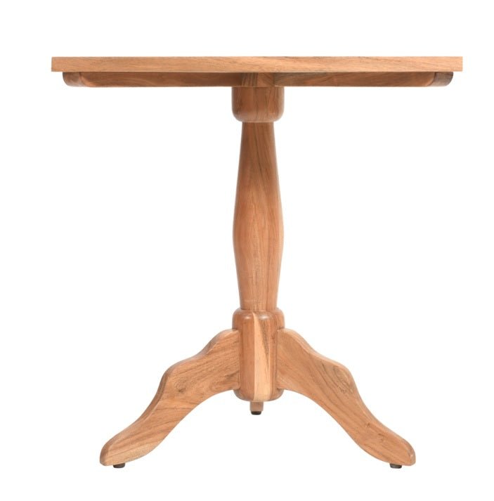 Mesa de bar cuadrada 70x70 madera acacia Talo - Vintahome