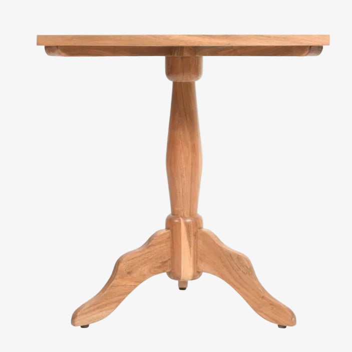 Mesa de bar cuadrada 70x70 madera acacia Talo - Vintahome