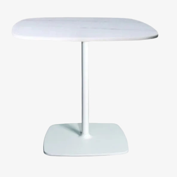 Mesa de bar em pedra sinterizada branca Arpa