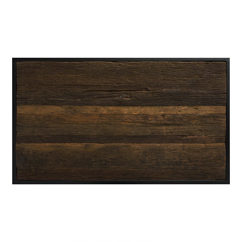 mesas de café de madera de mango artesanales