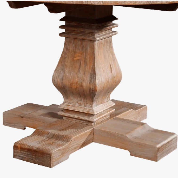 Mesa de comedor colonial madera de pino 120 Eleonora