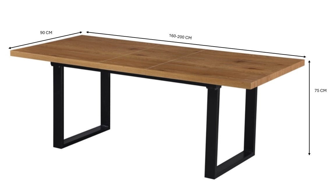Mesa de comedor extensible 160/200 Venur - Vintahome