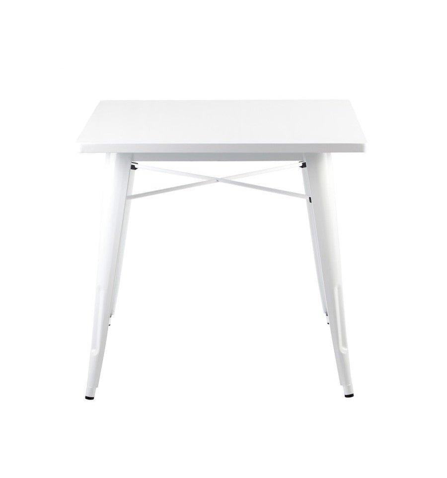 Mesa de comedor industrial Tolux Acero 70x70 - Vintahome