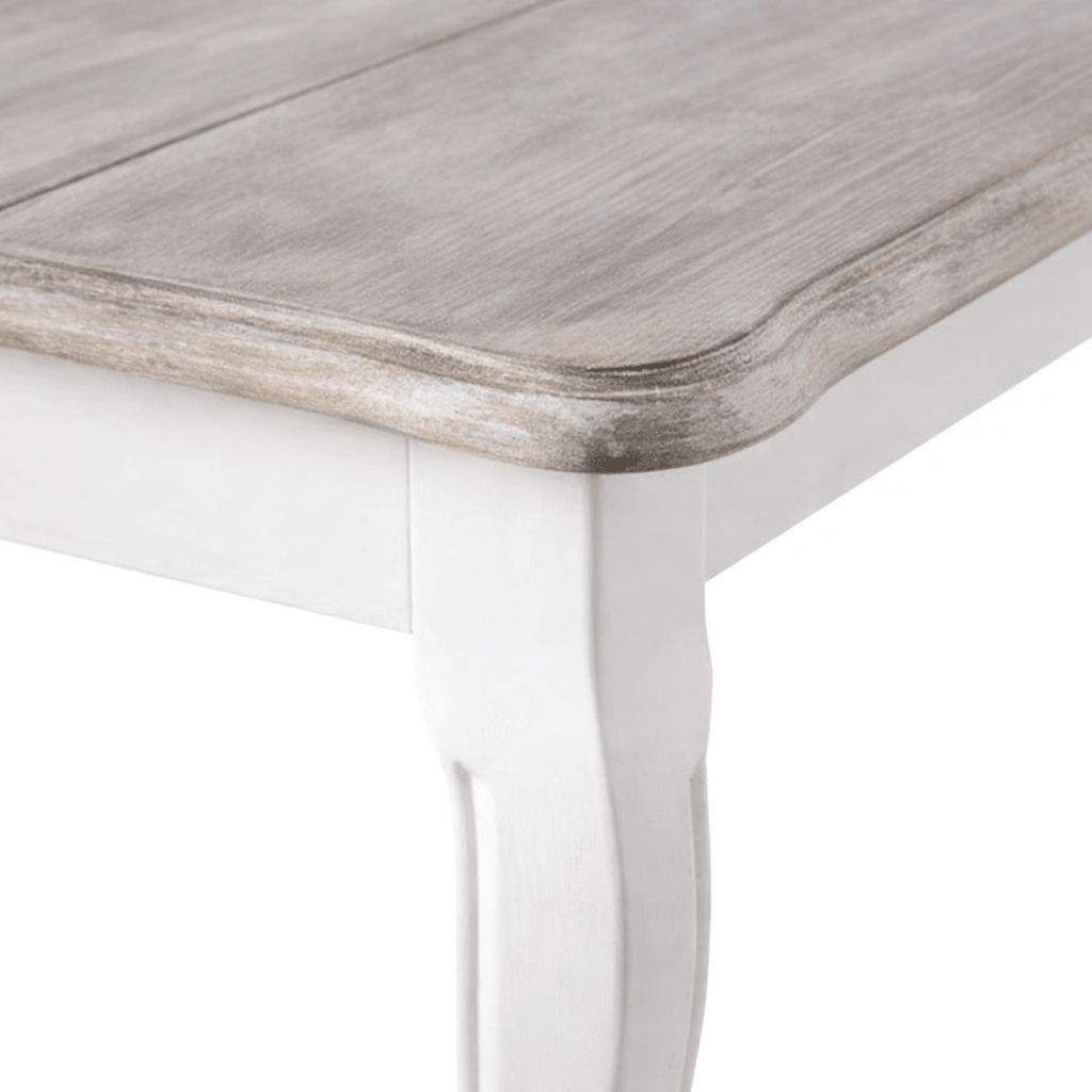 Mesa de comedor madera extensible rectagular 160/200 cm Camelia - Vintahome